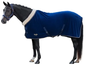 Derka polarowa dla konia RugBe Royal, ciemnoniebieski, roz. 165 cm, Covalliero