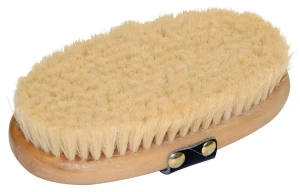Szczotka dla konia Brush&Co, ze szlufką, bardzo miękka, drewniana, 14 cm, Covalliero
