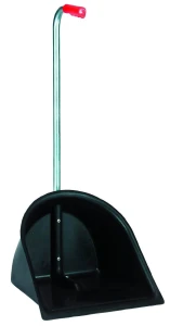 Szufelka do zestawu do sprzątania w stajni Mistboy, czarny, 75 cm, Kerbl
