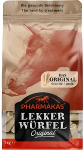 Smakołyki dla konia Lekkerwurfel, original, 1 kg, Pharmakas Horse Fitform