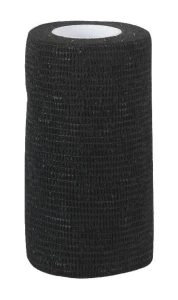 Samoprzylepny bandaż EquiLastic, 7,5 cm, czarny, Kerbl