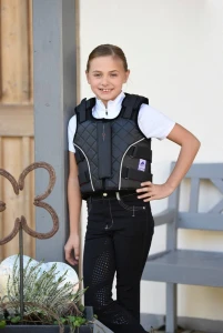 Kamizelka jeździecka ochronna ProtectoFlex light, dla dzieci, czarny, roz. XS, Covalliero