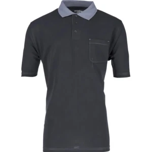 Koszulka polo, czarno/szara, roz. XL Original Kramp