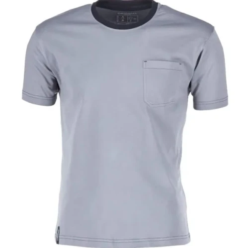 Koszulka T-shirt krótki rękaw, szaro/czarna, roz. XL Original Kramp