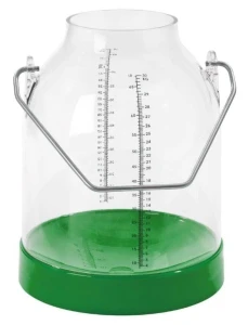 Bańka udojowa, tworzywo, zielony,  30 l, uchwyt 117 mm, Kerbl