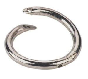 Kółko nosowe dla byków Classic, śr. 57 mm, niklowane, Kerbl