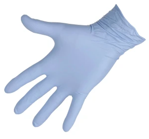 Rękawice nitrylowe Nitrile Top Pro, rozmiar M, niebieske, 100 szt., Kerbl