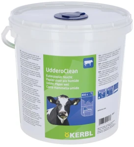 Papier do wymion w wiadrze Uddero Clean, 20 x 20 cm, 800 szt., Kerbl