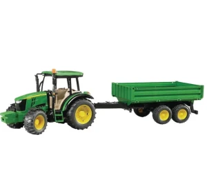 Bruder Ciągnik John Deere 5115m Z Przyczepą