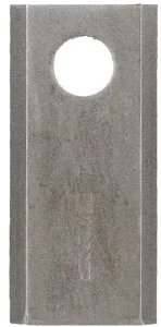 Nożyk kosiarki rotacyjnej lewy/prawy 103x48x4 mm otwór Ø 19 mm okrągły pasuje do Fella 25 szt.