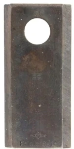 Nożyk kosiarki rotacyjnej lewy/prawy 107x50x4 mm otwór Ø 19 mm okrągły pasuje do PZ/Vicon 25 szt.