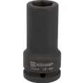 Klucz nasadowy udarowy przedłużany 6-kt. 3/4", 22 mm