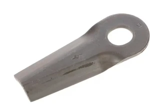 Nożyk kosiarki rotacyjnej lewy/prawy 128x50 mm, 35x4 mm owalny otwór 23.0x20.5 mm pasuje do Taarup 25 szt.