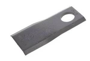 Nożyk kosiarki rotacyjnej lewy 107x45x4 mm otwór Ø 21 mm okrągły pasuje do Gyrland 25 szt.