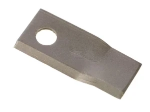 Nożyk kosiarki rotacyjnej lewy 107x48x4 mm otwór Ø 19 mm okrągły pasuje do Niemeyer 25 szt.