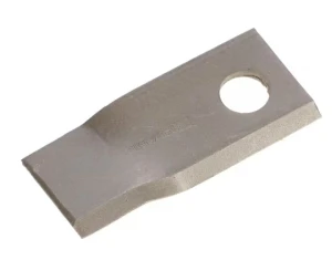 Nożyk kosiarki rotacyjnej prawy 107x48x4 mm otwór Ø 19 mm okrągły pasuje do Niemeyer 25 szt.