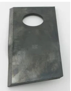 Nożyk kosiarki rotacyjnej prawy 106x49x3 mm otwór Ø 21 mm okrągły pasuje do Claas 25 szt.
