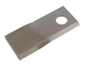 Nożyk kosiarki rotacyjnej lewy 118x48x4 mm otwór Ø 19 mm okrągły pasuje do Fella 25 szt.