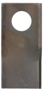 Nożyk kosiarki rotacyjnej lewy 100x48x3 mm otwór Ø 23 mm okrągły pasuje do Mörtl 25 szt.