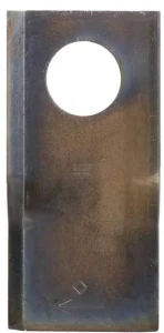 Nożyk kosiarki rotacyjnej prawy 101x48x4 mm otwór Ø 23 mm okrągły pasuje do Mörtl 25 szt.