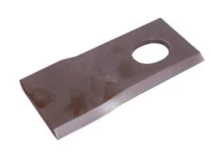 Nóż kosiarki rotacyjnej lewy 105x48x4 mm owalny otwór 23.0x20.5 mm pasuje do Vicon