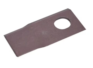 Nóż kosiarki rotacyjnej prawy 105x48x4 mm owalny otwór 23.0x20.5 mm pasuje do Vicon