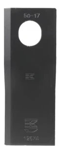 Nożyk kosiarki rotacyjnej prawy 126x47x4 mm owalny otwór 23.0x20.5 mm pasuje do Taarup 25 szt.