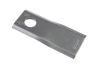 Nożyk kosiarki rotacyjnej prawy 107x45x4 mm otwór Ø 18.25 mm okrągły pasuje do Kuhn 25 szt.