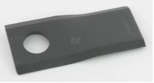 Nożyk kosiarki rotacyjnej lewy 105x48x4.3 mm otwór Ø 20 mm okrągły pasuje do Kuhn