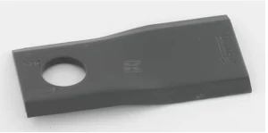 Nożyk kosiarki rotacyjnej prawy 105x48x4.3 mm otwór Ø 20 mm okrągły pasuje do Kuhn