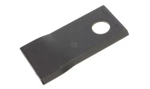 Nożyk kosiarki rotacyjnej lewy 106x48x4 mm otwór Ø 19 mm okrągły pasuje do Fella