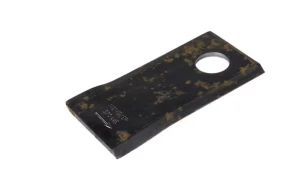Nożyk kosiarki rotacyjnej lewy 106x48x4 mm otwór Ø 19 mm okrągły pasuje do Niemeyer