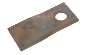 Nożyk kosiarki rotacyjnej lewy 114x48x4 mm otwór Ø 19 mm okrągły pasuje do Kongskilde JF/Stoll