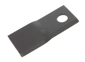 Nożyk kosiarki rotacyjnej lewy 118x48x4 mm otwór Ø 19 mm okrągły pasuje do Fella