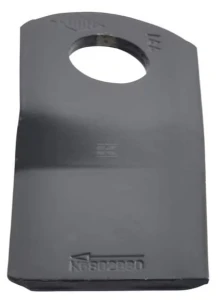 Nożyk kosiarki rotacyjnej prawy 105x47x4 mm otwór Ø 20.50 mm okrągły pasuje do Kuhn 25 szt.
