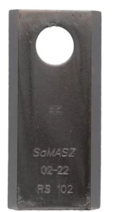 Zestaw noży kosiarki, prostych 12 szt. 102x46x3 mm