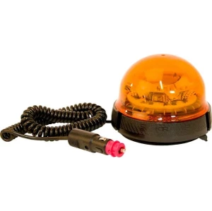 Lampa błyskowa LED, 9W 12/24V na magnes z wtyczką