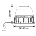 Lampa błyskowa LED, przykręcana, EMC