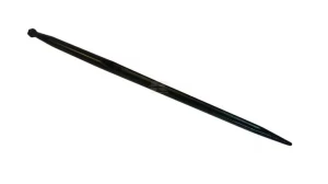 Ząb ładowacza, prosty, profil podwójne T 36x1000 mm końcówka szpiczasta z nakrętką M22x1.5 czarny Battista Porteri