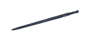Ząb ładowacza, prosty, profil gwiazda 35x820 mm końcówka szpiczasta z nakrętką M22x1.5 niebieski FST