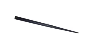 Ząb ładowacza, prosty, profil gwiazda 45x1250 mm końcówka szpiczasta z otworem Ø 17 na kołek sprężysty czarny FST