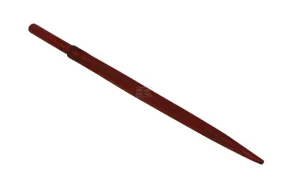Ząb ładowacza, prosty, profil gwiazda 35x760 mm końcówka szpiczasta z otworem Ø 11 na kołek sprężysty czerwony SHW