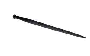 Ząb ładowacza, prosty, profil podwójne T 36x810 mm końcówka szpiczasta z nakrętką M22x1.5 czerwony SHW