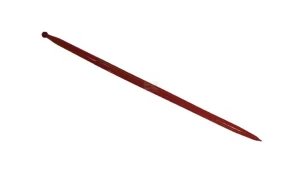 Ząb ładowacza, prosty, profil kwadratowy 44x820 mm końcówka szpiczasta z nakrętką M28x1.5 czerwony SHW