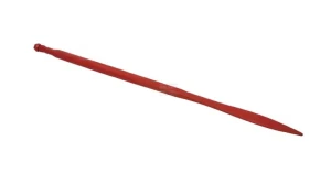 Ząb ładowacza, prosty, profil kwadratowy 36x1100 mm końcówka płaska z nakrętką M22x1.5 czerwony SHW