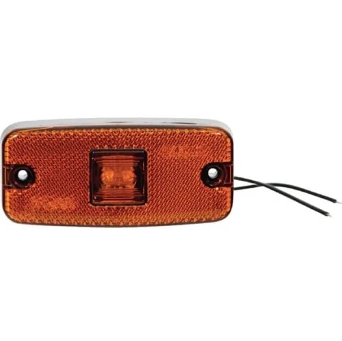 Lampa obrysowa LED, prostokątna, 12/24V z przewodem i uchwytem Kramp