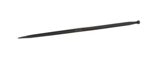 Ząb ładowacza, prosty, profil podwójne T 42x1400 mm końcówka szpiczasta z nakrętką M28x1.5 czarny SHW