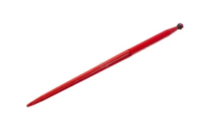 Ząb ładowacza, prosty, profil podwójne T 36x1100 mm końcówka szpiczasta z nakrętką M20x1.5 czerwony gopart