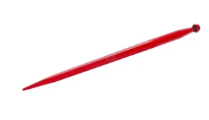 Ząb ładowacza, prosty, profil kwadratowy 44x1250 mm końcówka szpiczasta z nakrętką M28x1.5 czerwony gopart