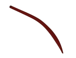 Ząb ładowacza, wygięty zamykający, profil okrągły 28x800 mm końcówka szpiczasta z otworem Ø 12.5 na kołek sprężysty czerwony SHW